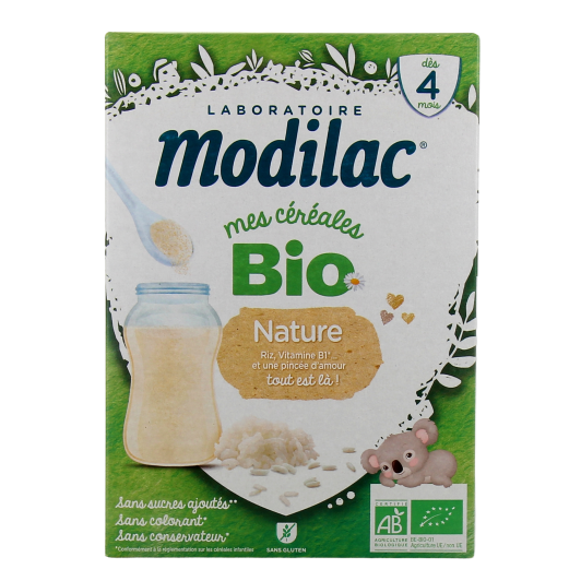 Modilac céréales bio pour bébé - Dès 6 mois
