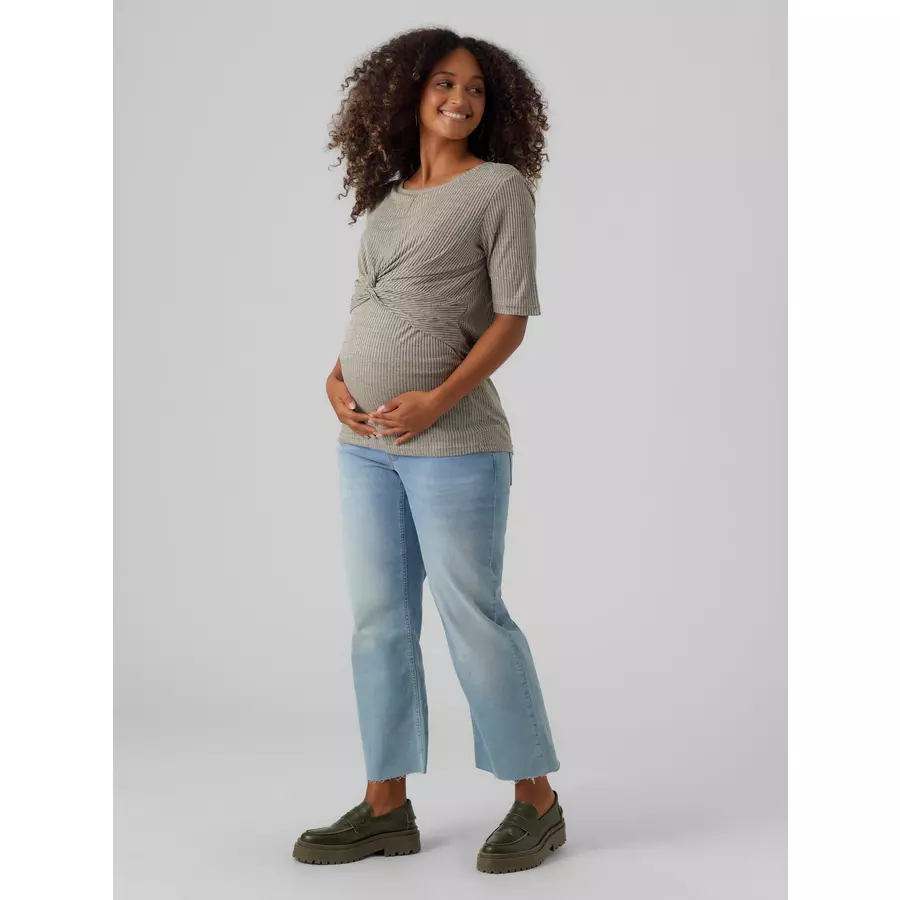 mama;licious Stillshirt MLANLI JUNE Outmeal