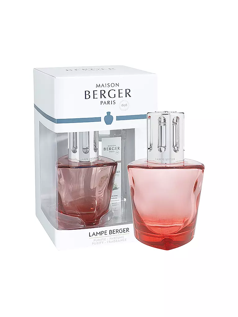 MAISON BERGER PARIS Lampe Berger Set TERRA Rouge 250ml Angelique Noire rot