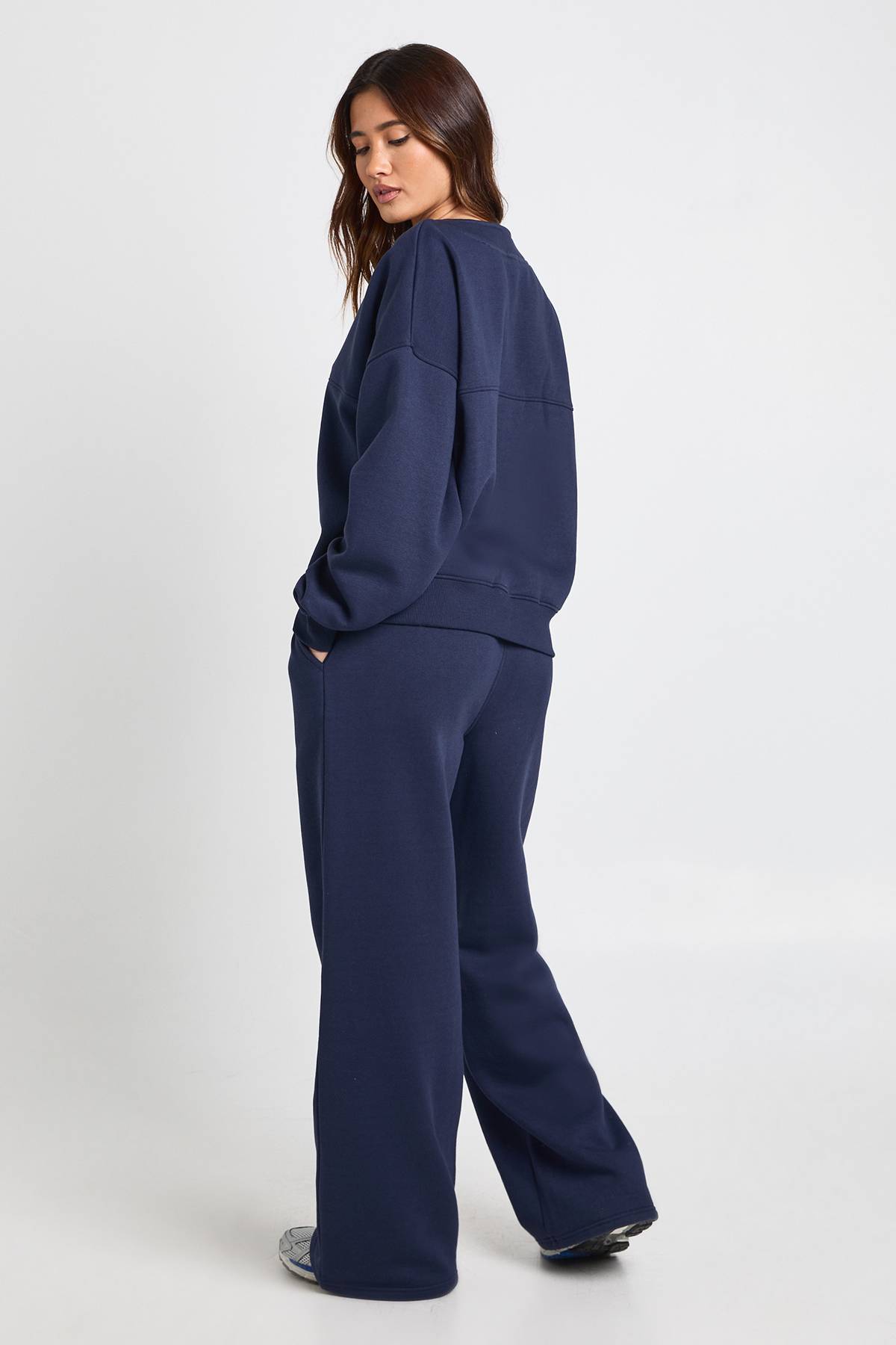 boohoo Ensemble de Survêtement Cardigan Sweat à Boutons et Jogging Jambes Droites