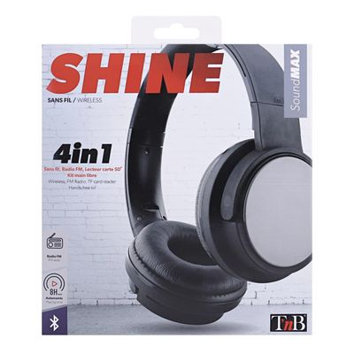 T'nB SHINE - Casque sans fil avec micro - noir