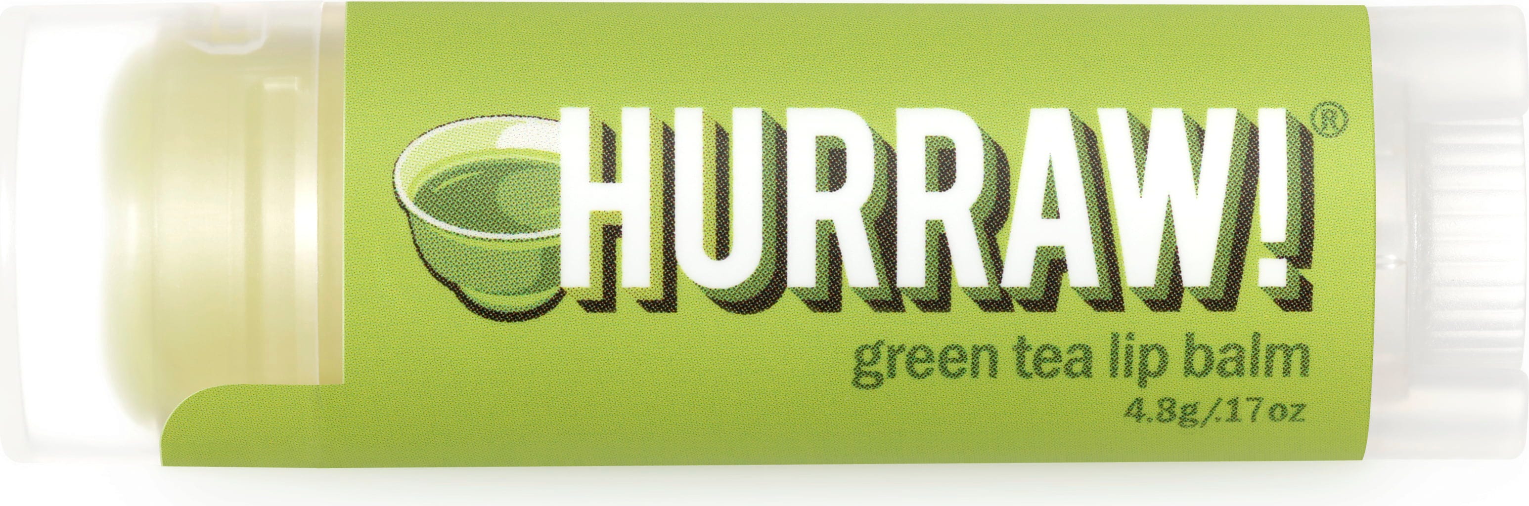 HURRAW!  Lippenpflegestift Green Tea, 4,80 g