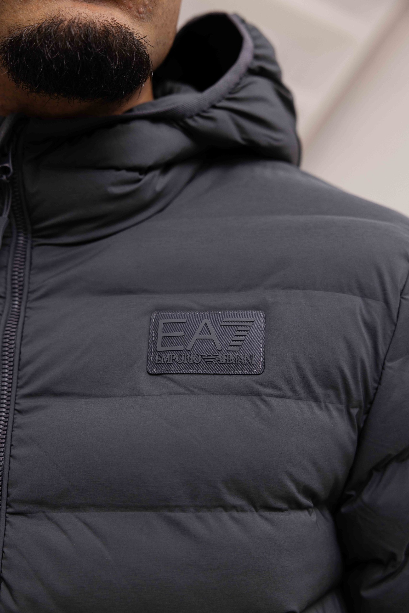 EA7 Emporio Armani 7M000686 Winterjas Heren Donkergrijs