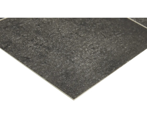 Charlotte PVC vloer, tegellook, antraciet, 200 cm breed (per meter verkocht)