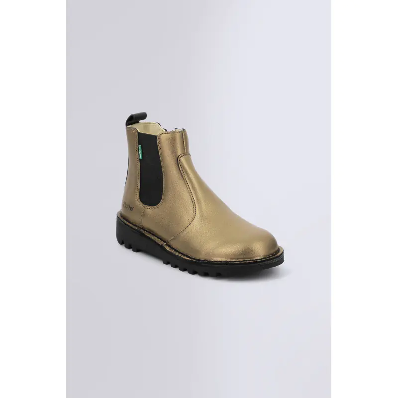 KICK YOTO KID BRONZE BOOTS Cuir Fille