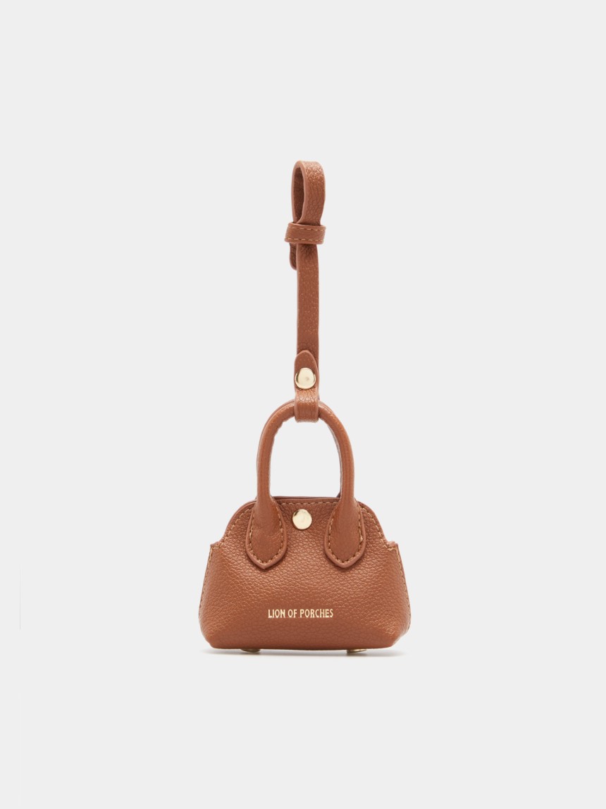 Porta-chaves charm em forma de mini mala