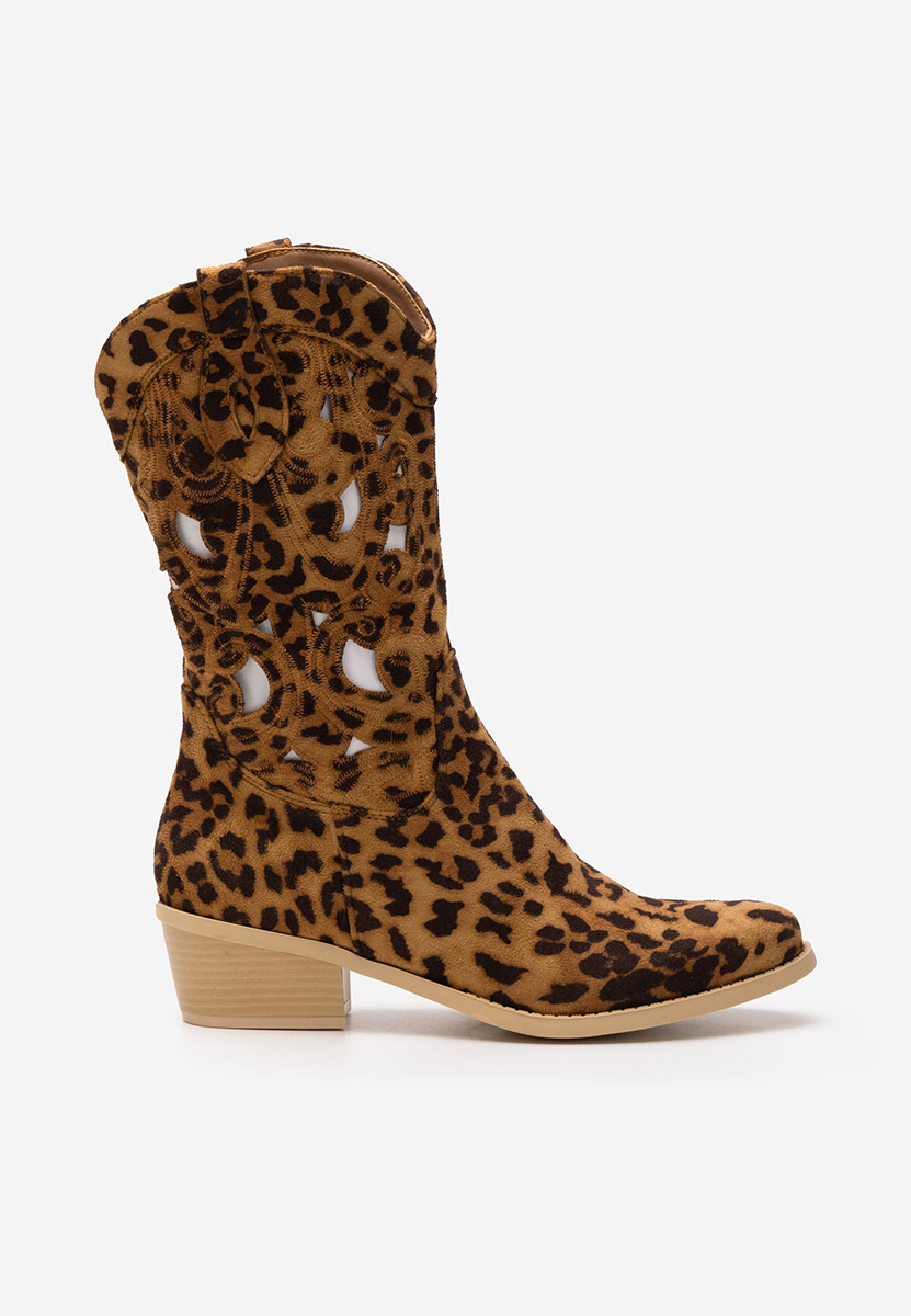 Bottes western femme leopard Lettie