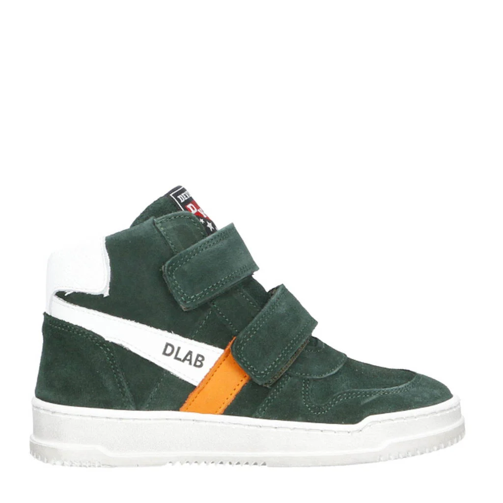 Develab suède sneakers donkergroen