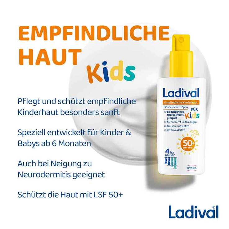 Ladival empfindliche Kinderhaut Spray LSF 50 + , 2x150 ml