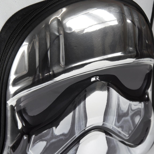 Mochila infantil da Capitã Phasma com design em relevo, 25x31x10 cm