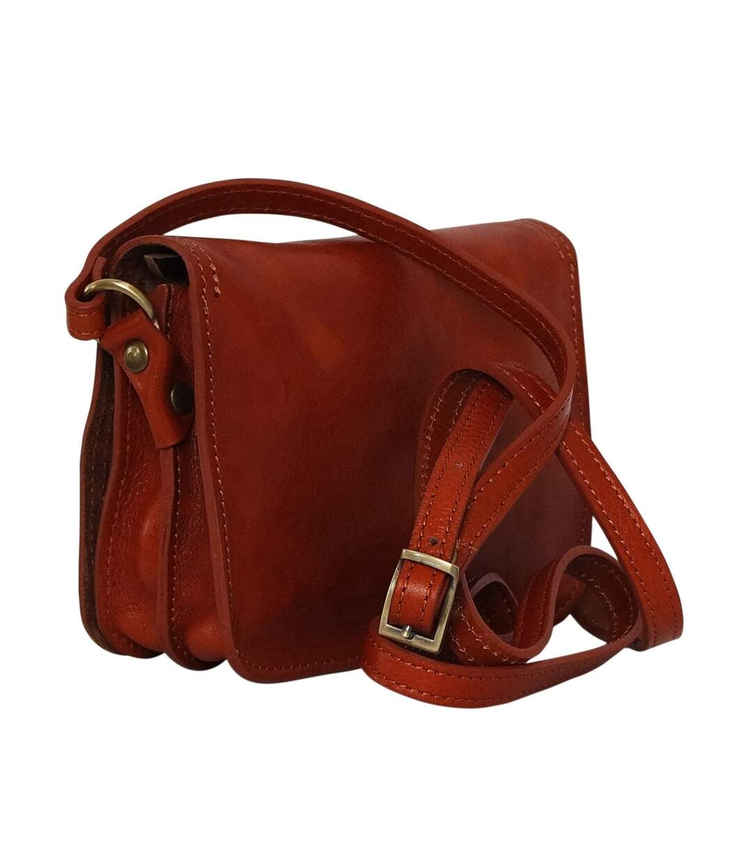 Sacoche vintage cuir italien