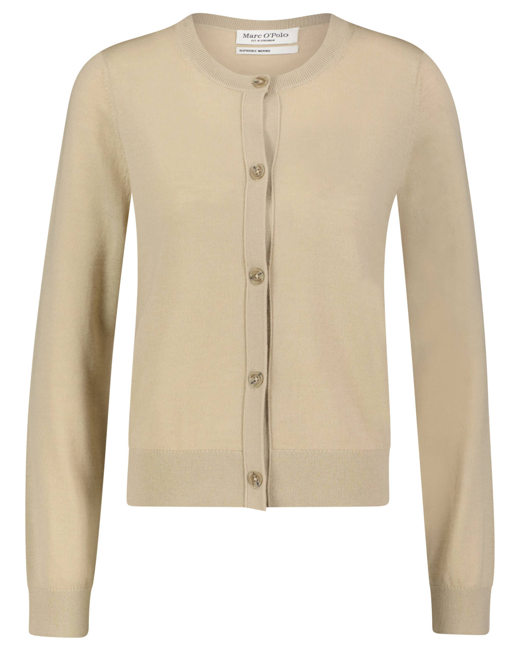 Marc O'Polo| Damen Strickjacke CARDIGAN Feinstrick aus Wolle
