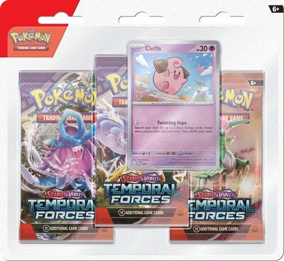 Pokémon Scarlet & Violet Temporal Forces Samlekort Blandet 3-Pack