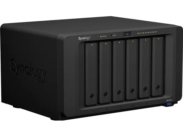 Synology DiskStation DS1621  - NAS-server - 6 bays - RAID 0, 1, JBOD - RAM 4 GB - Gigabit Ethernet - iSCSI support