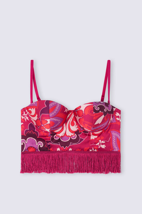 Top estruturado Giada Sensual Flowers
