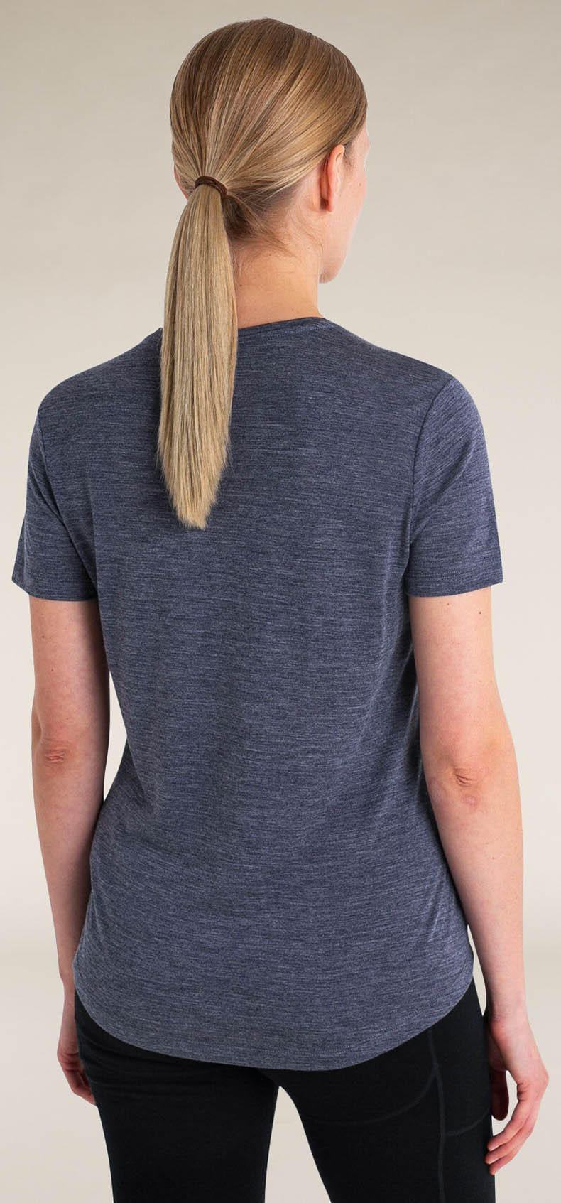 Merino 125 Cool-Lite  Sphere III SS Tee Dame Midnight Navy Heather