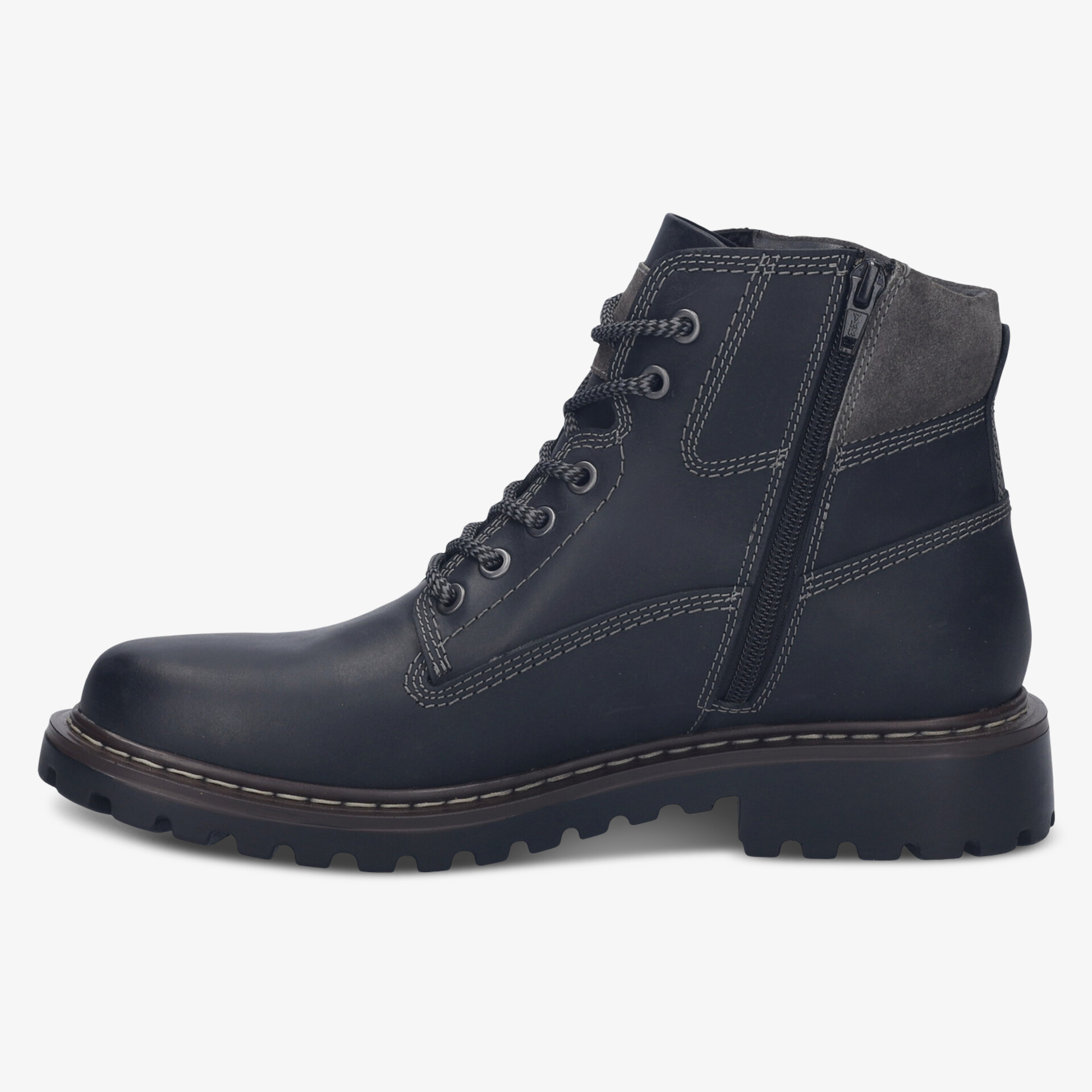 Josef Seibel Herren Schnürboots schwarz
