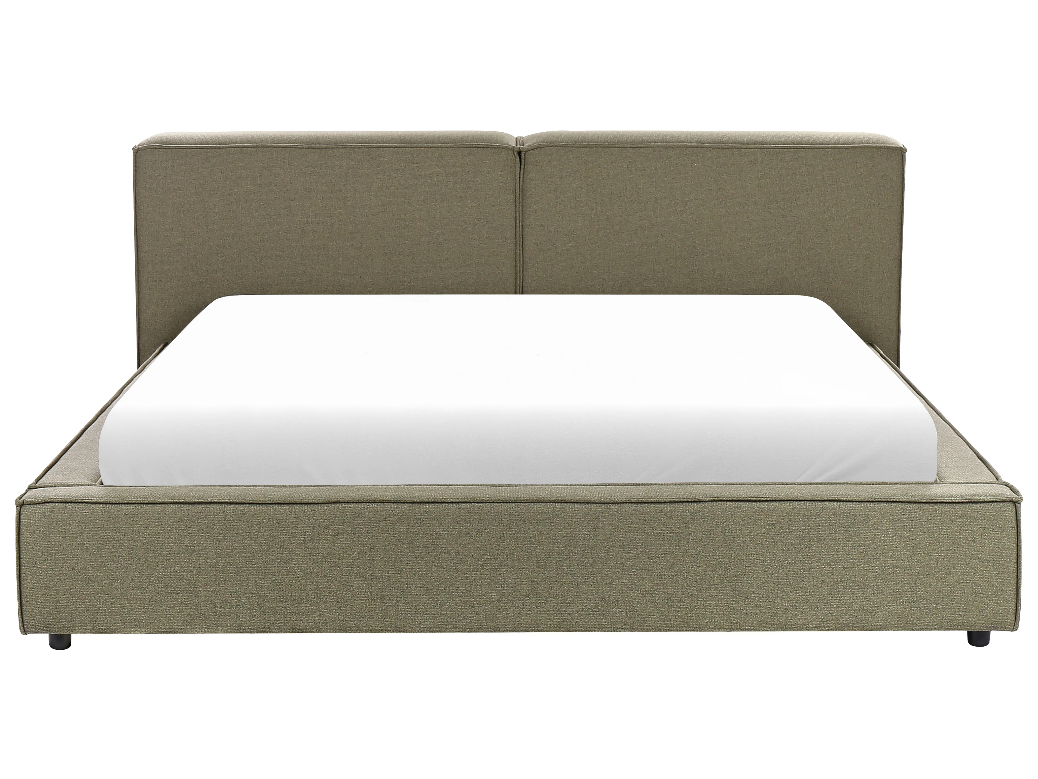 Bed Stof LINARDS 180 x 200 cm Olijfgroen