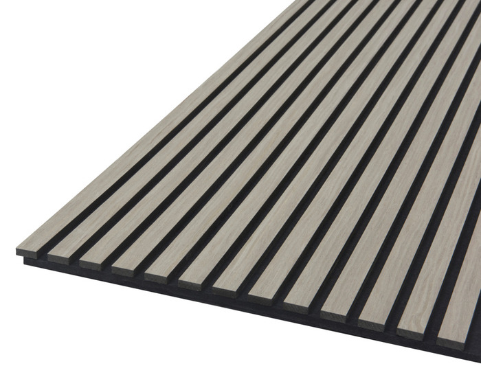 Akustikpanel Quanti grey oak 18 × 520 × 2440 mm