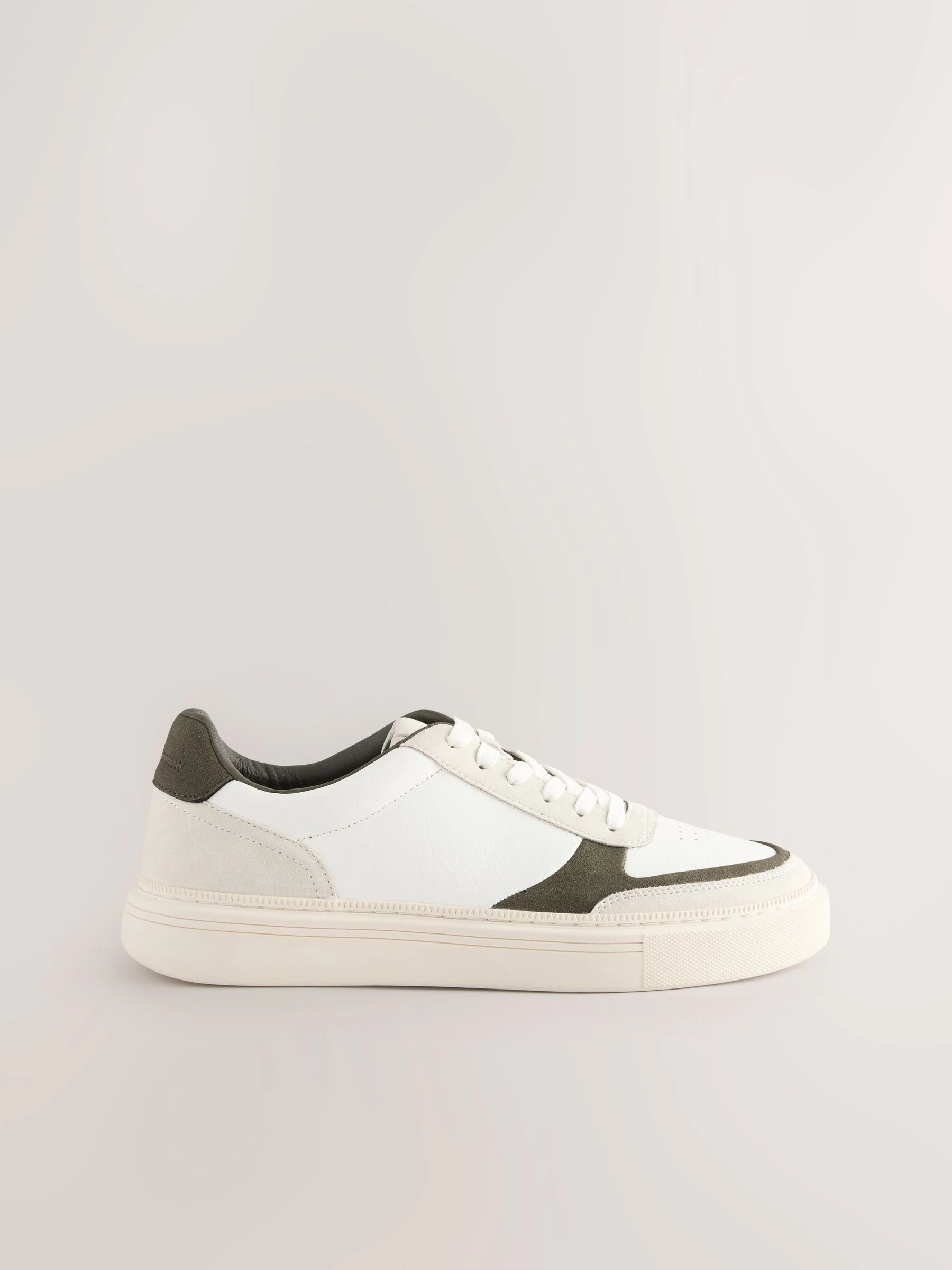 Crème - Sneakers met dikke zool