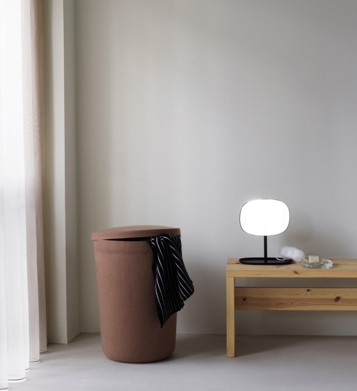 Normann Copenhagen Hide wasmand Brown