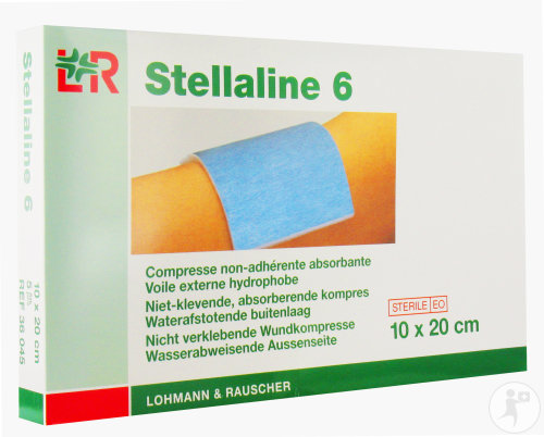 Lohmann & Rauscher Stellaline 6 Compresse Stérile 10x20cm 5 Pièces (36045)