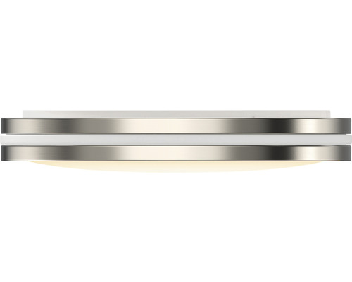 FLAIR LED plafondlamp 24W 2500 lm 2200-3000 K Ø 36,5 cm Musica Chroom/wit met nachtlampje