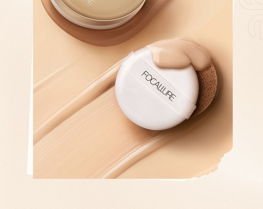 FOCALLURE - Poreless Matte Air Cushion Foundation - 4 kleuren