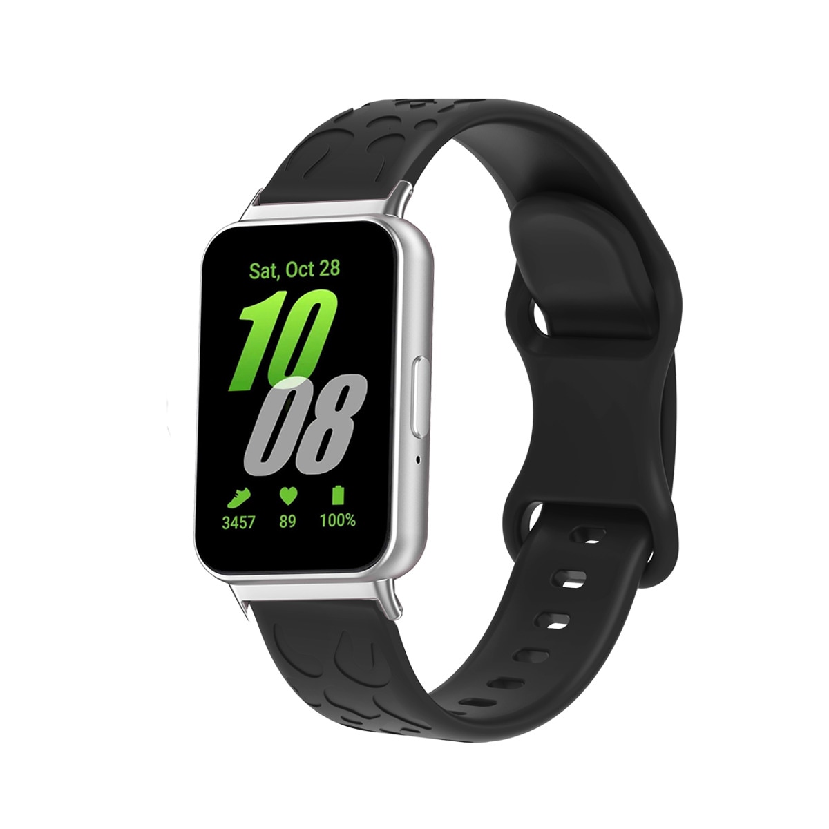 Silikonstropp for Samsung Galaxy Fit3 Sort