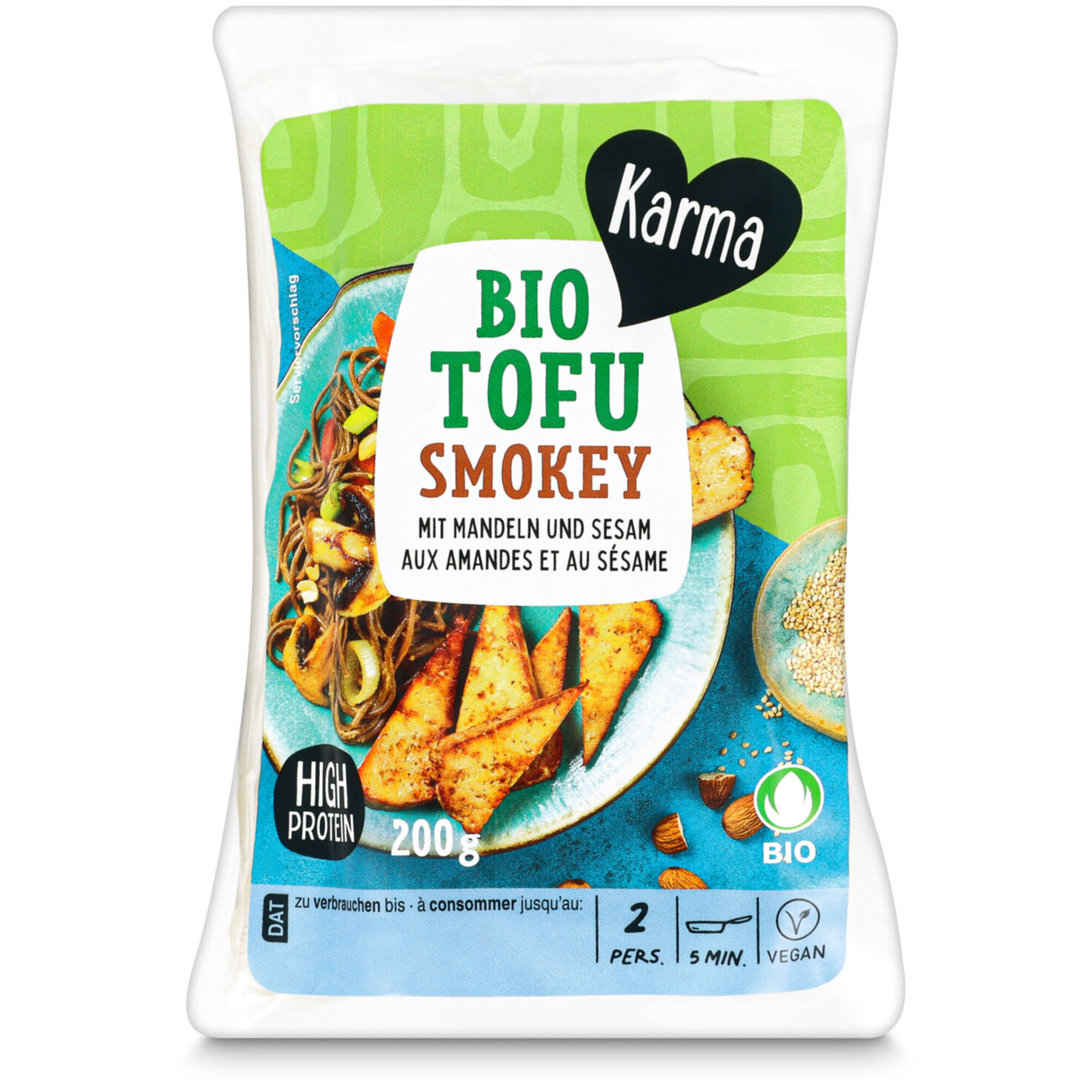 Karma Smokey Tofu Mandel & Sesam