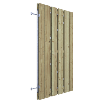 Tuindeur Grenen 90X180 cm op frame