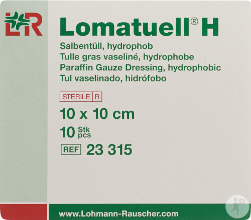 Lohmann & Rauscher Lomatuell H Compresse Stérile 10x10cm 50 Pièces (23318)