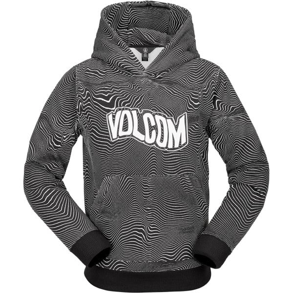 Veste polaire snowboard VOLCOM HYDRO FLEECE HOODIE BLACK PRINT