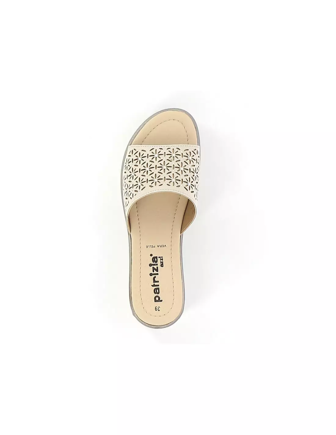 PATRIZIA PAVA 1443 BIC / BEIGE - Mules & sabots Beige