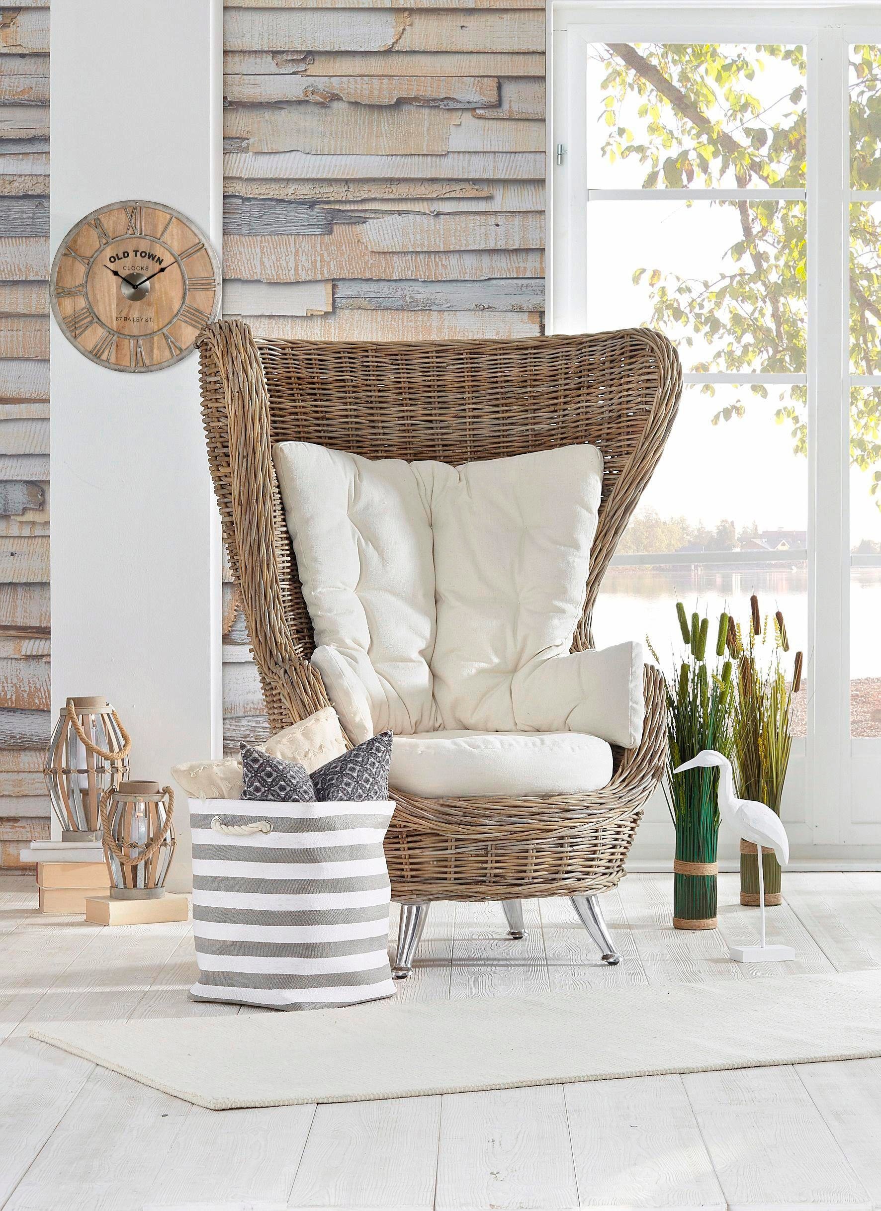 Komar Fototapete »Whitewashed Wood - Grösse 368 x 254 cm« bedruckt glatt Wohnzimmer, Schlafzimmer
