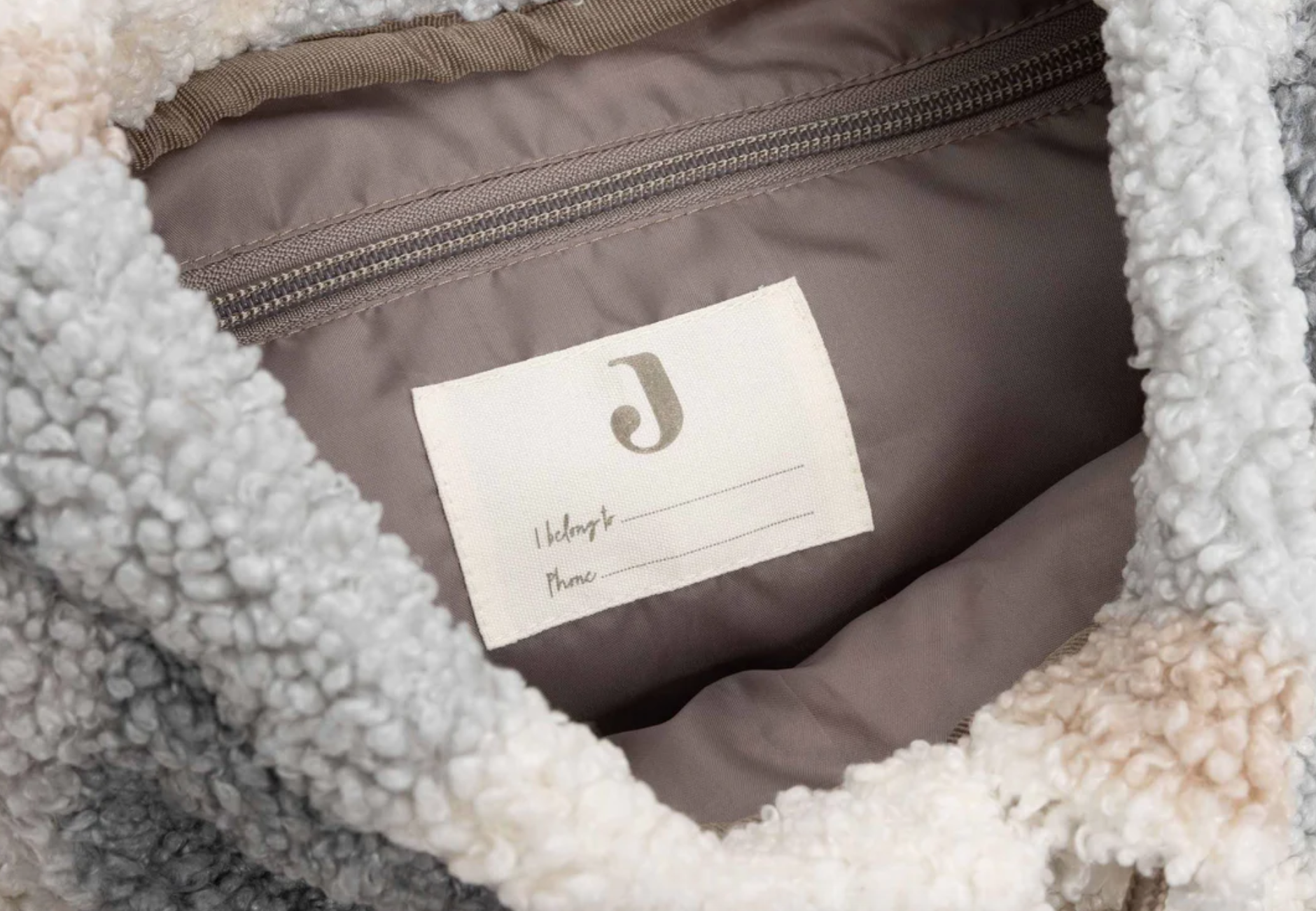 Jollein Jollein Rugtasje Check boucle