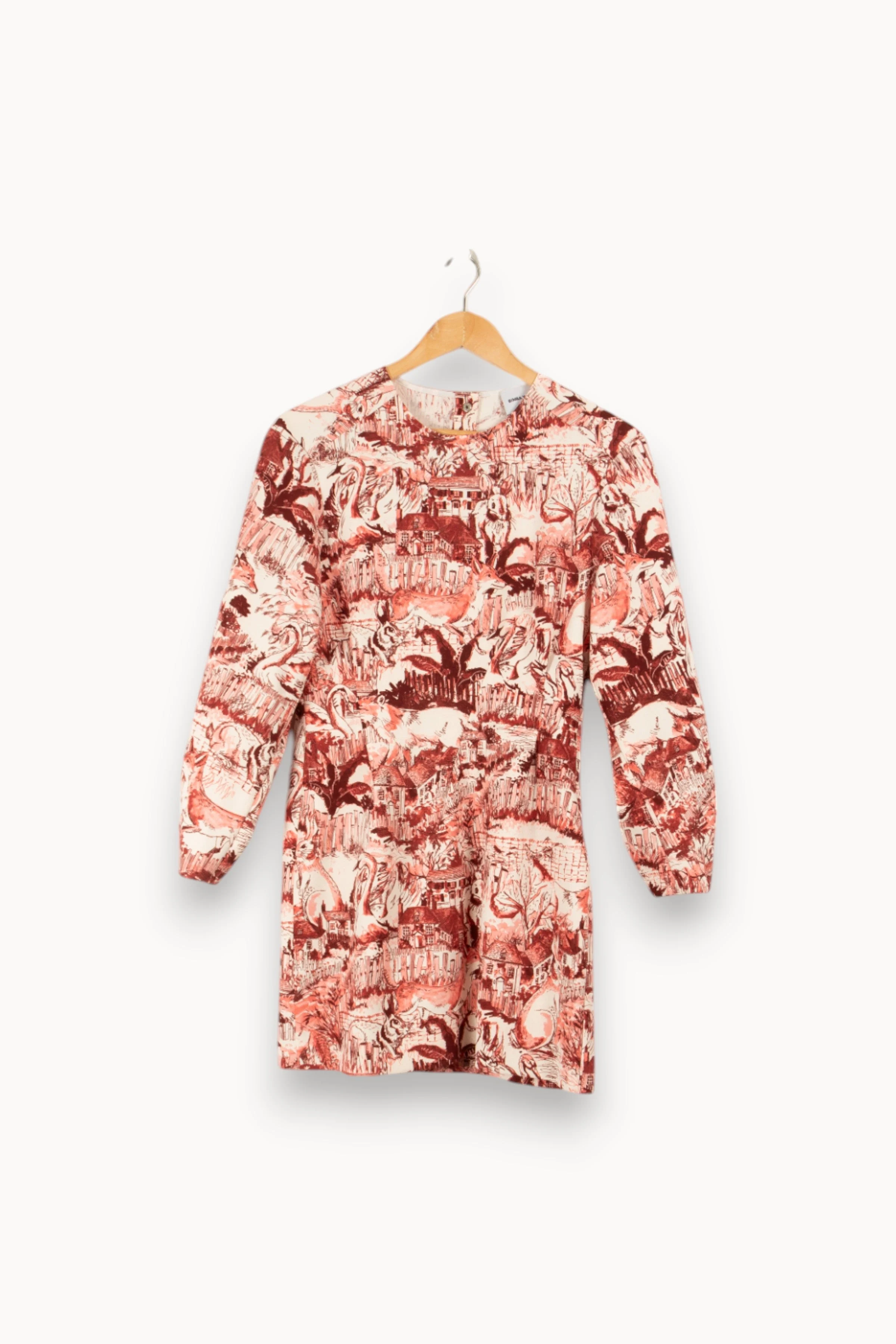 Robe midi | Rouge