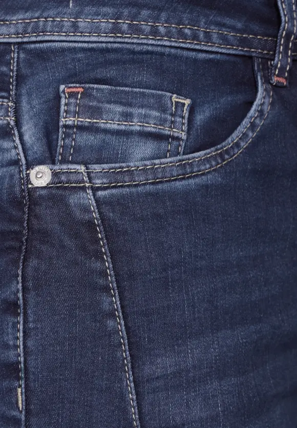 Slim Fit Jeans - mid blue wash