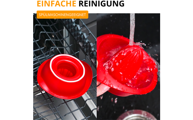 Westmark Limetta Zitrus- und Orangenpresse 350 ml rot
