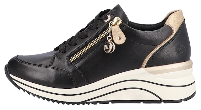 Remonte Keilsneaker  , Freizeitschuh, Halbschuh, Schnürschuh mit Rieker TEX-Membran