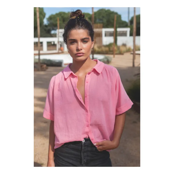 Marlot Paris Chemise Chloe - Collection Femme | Rose bonbon
