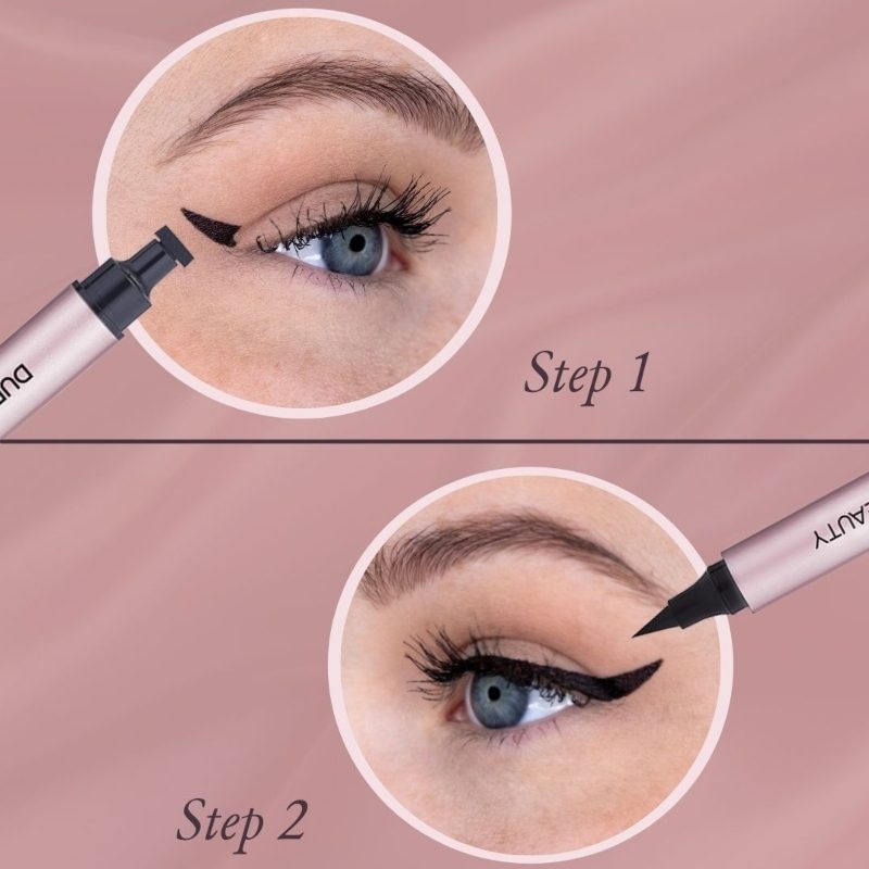 DUFFBEAUTY Master Stamp & Stroke Eyeliner Dark Chocolate - Lite 8mm