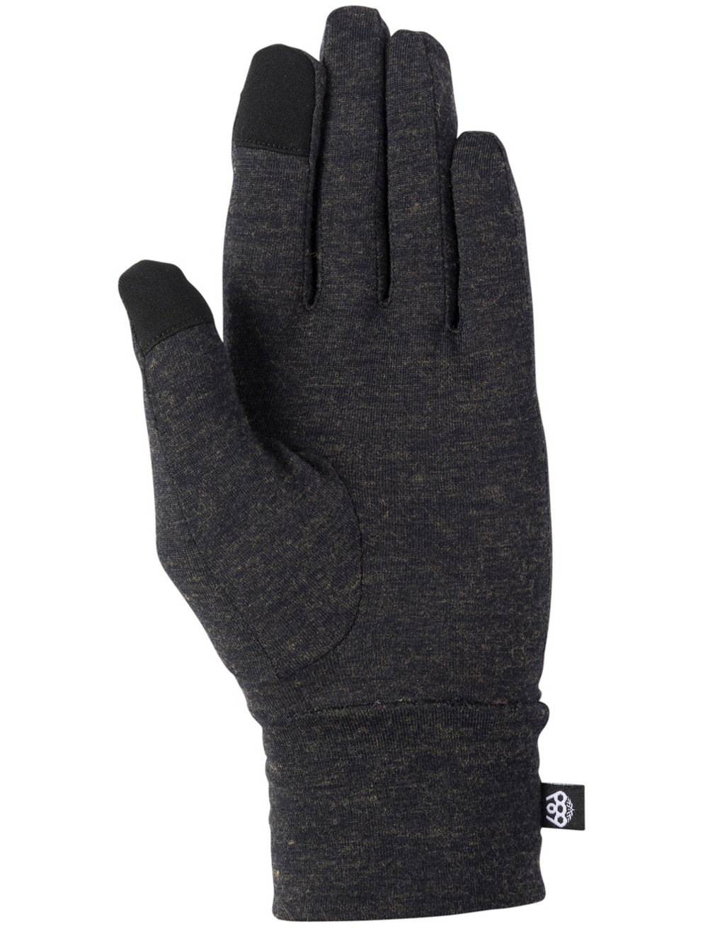 686 Merino Liner Gloves black heather