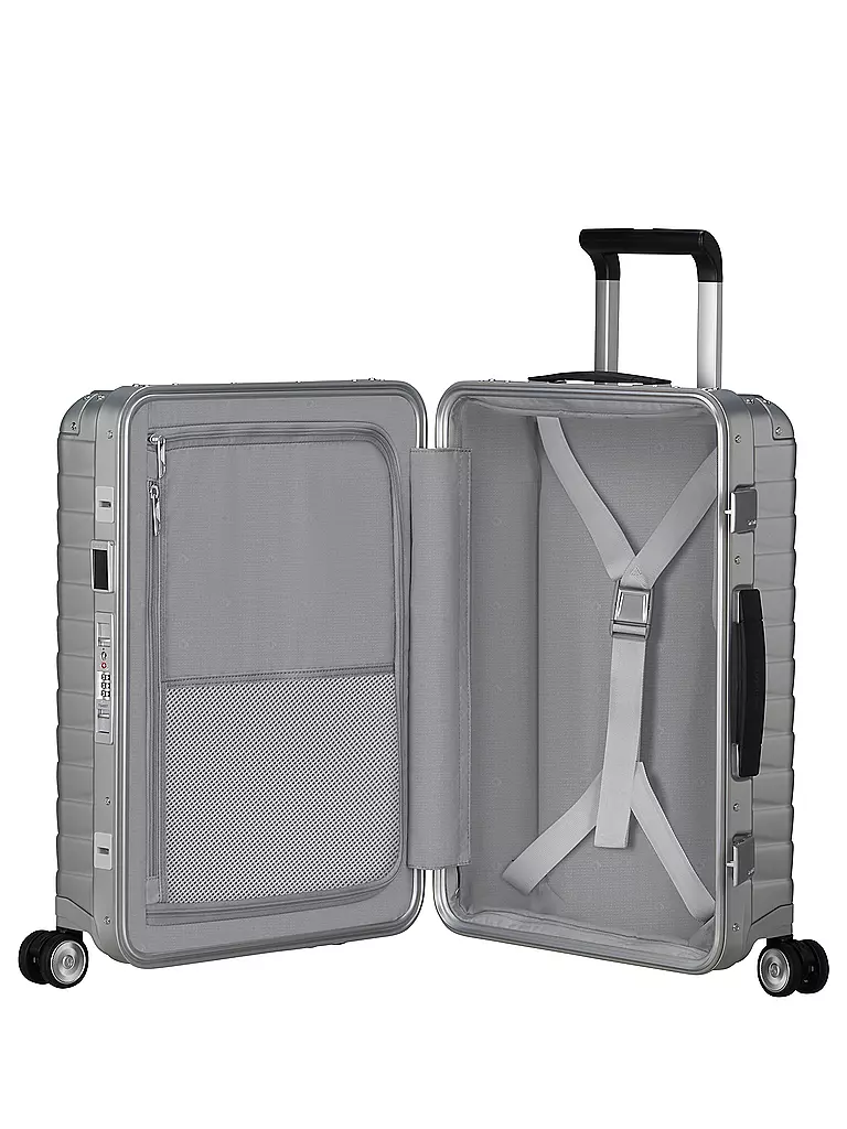 SAMSONITE Trolley PROXIS ALU Spinner 55 silber