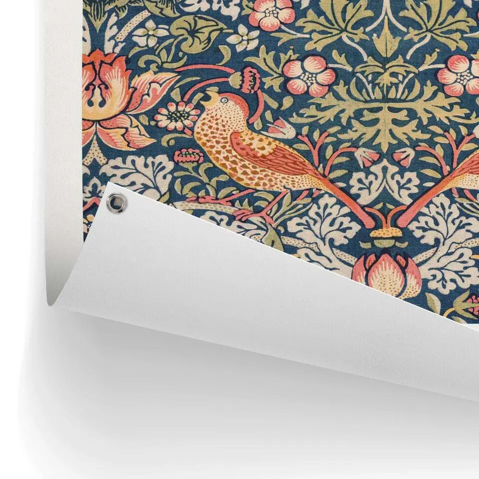 Tuinposter William Morris - aardbeiendief - 80x60cm - Bont