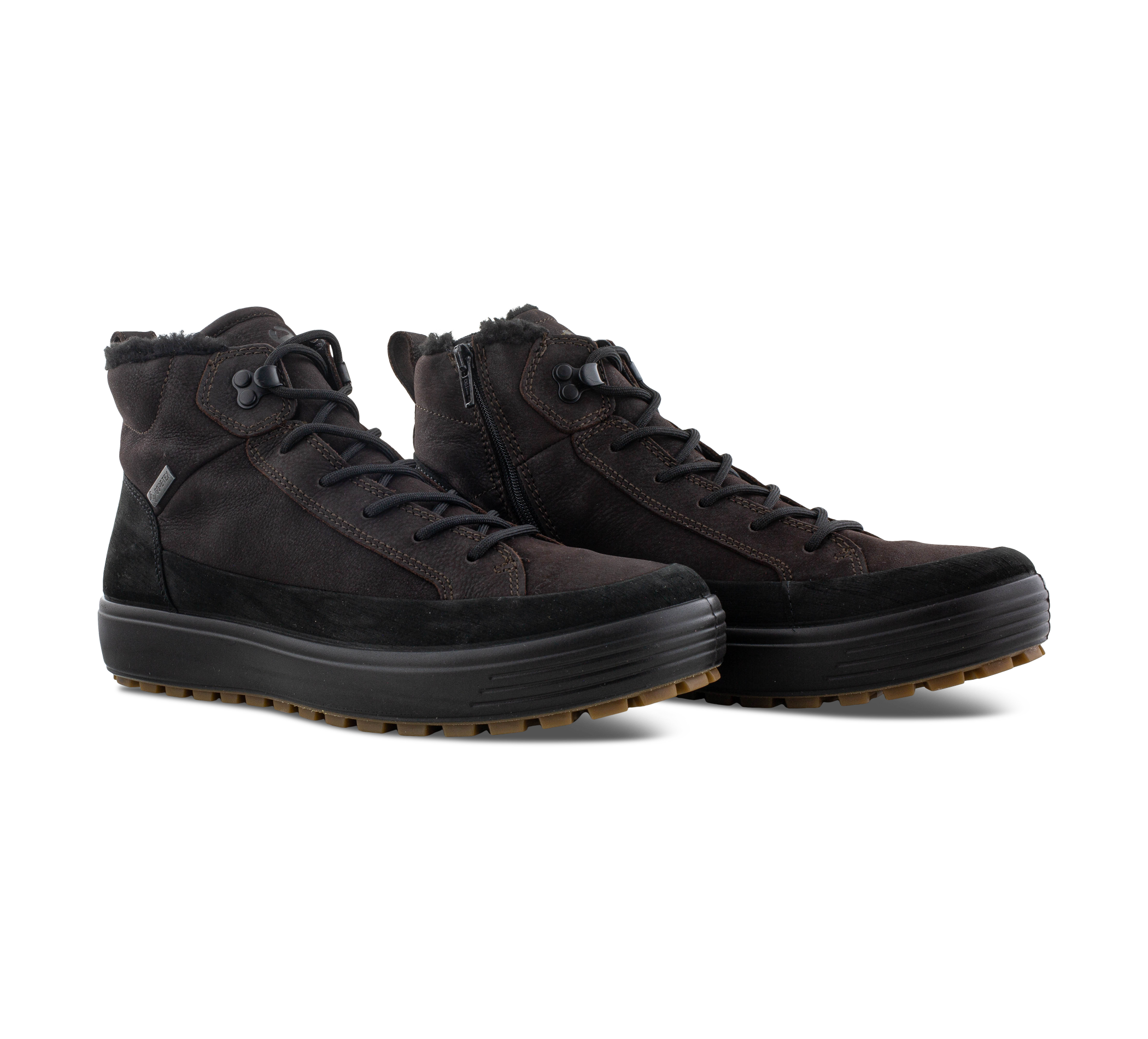 Ecco Soft - Schnürboots braun