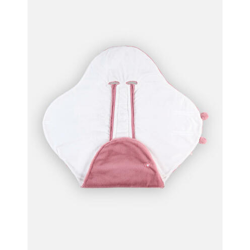 Couverture promenade fausse fourrure Rose Mix & Match - NOUKIE 'S