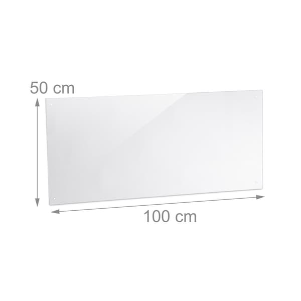 Sprutbeskyttelse for kjøkken 100 cm
