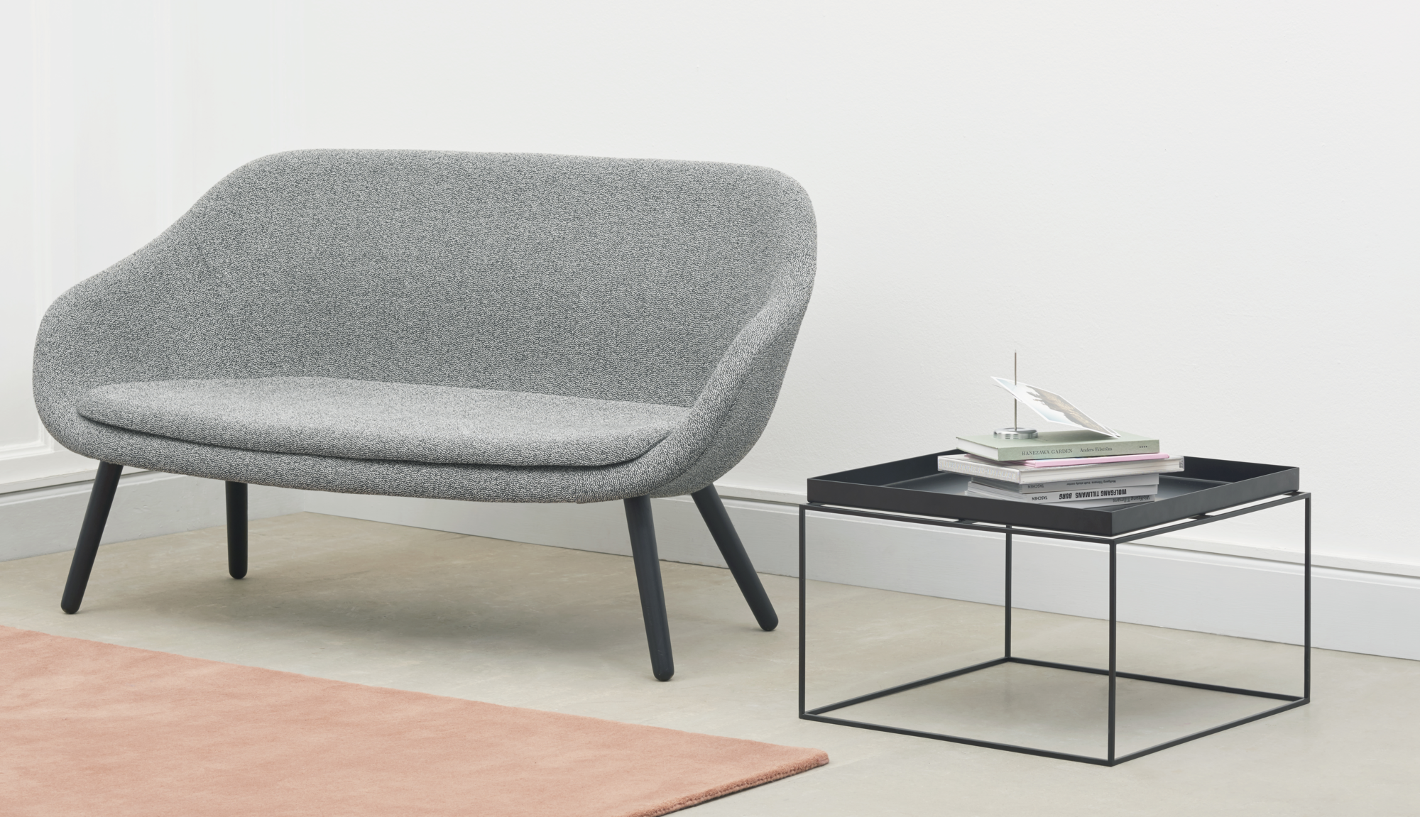 Salontafel Tray 60x60 zwart