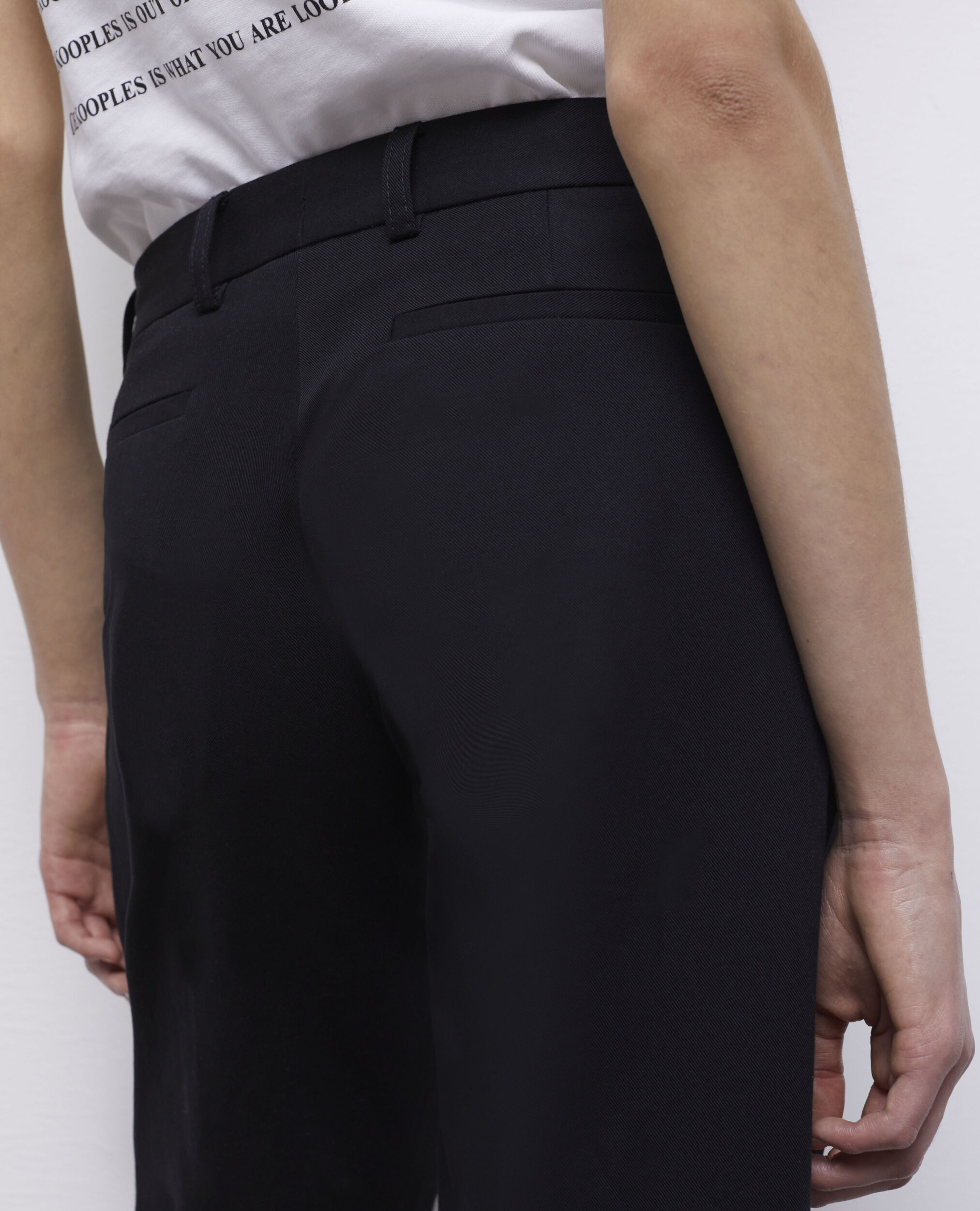 Pantalon large noir